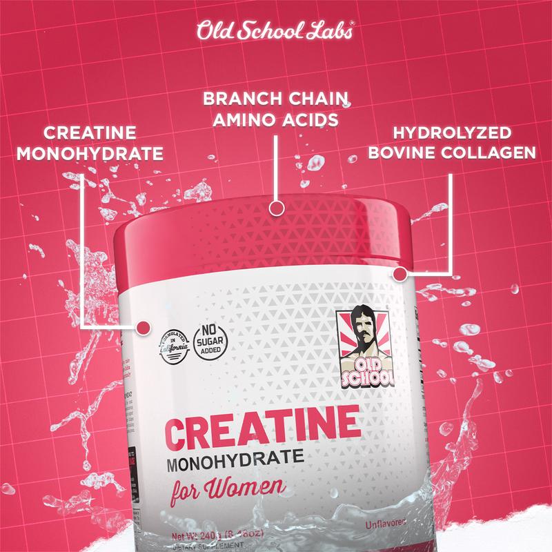 Monohidrato de creatina para mujeres
