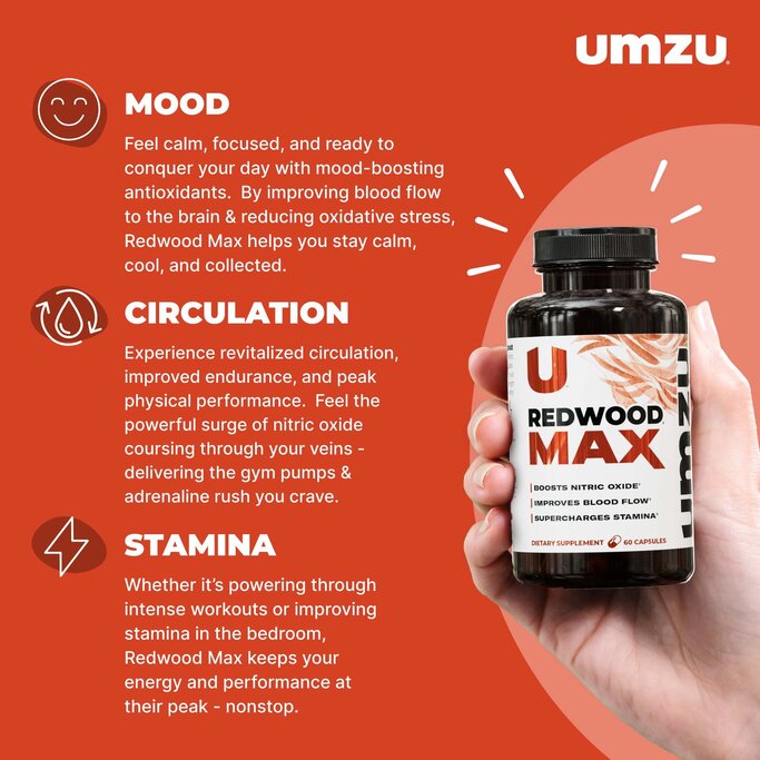 Redwood Max: Boost Nitric Oxide & Stamina