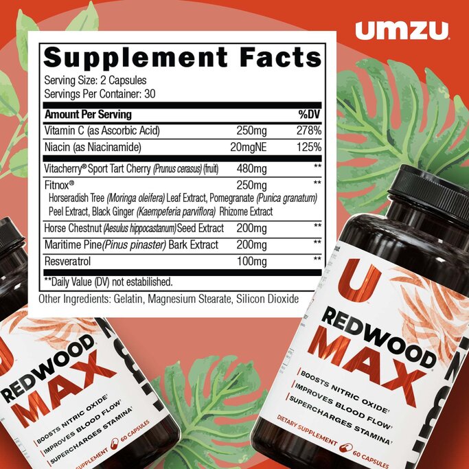 Redwood Max: Boost Nitric Oxide & Stamina