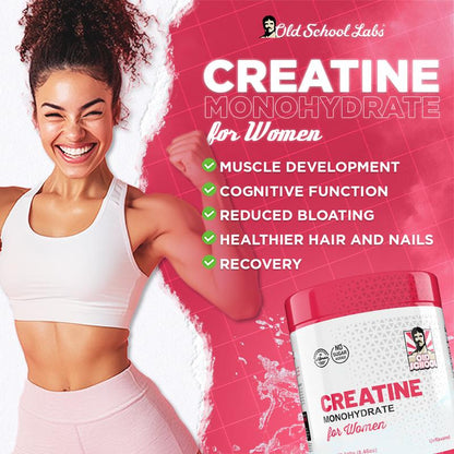 Monohidrato de creatina para mujeres