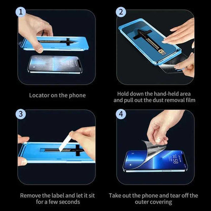 Anti Spy Screen Protector - Dust Free Without Bubbles